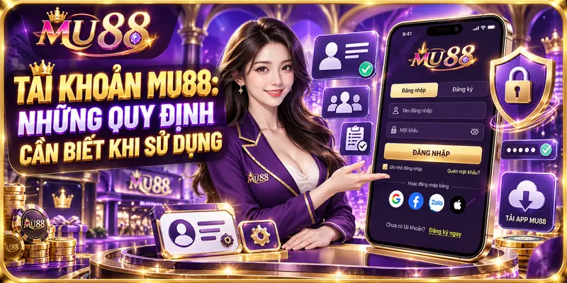 Tài khoản MU88: Những Quy Định Cần Biết Khi Sử Dụng Dụng Cụ